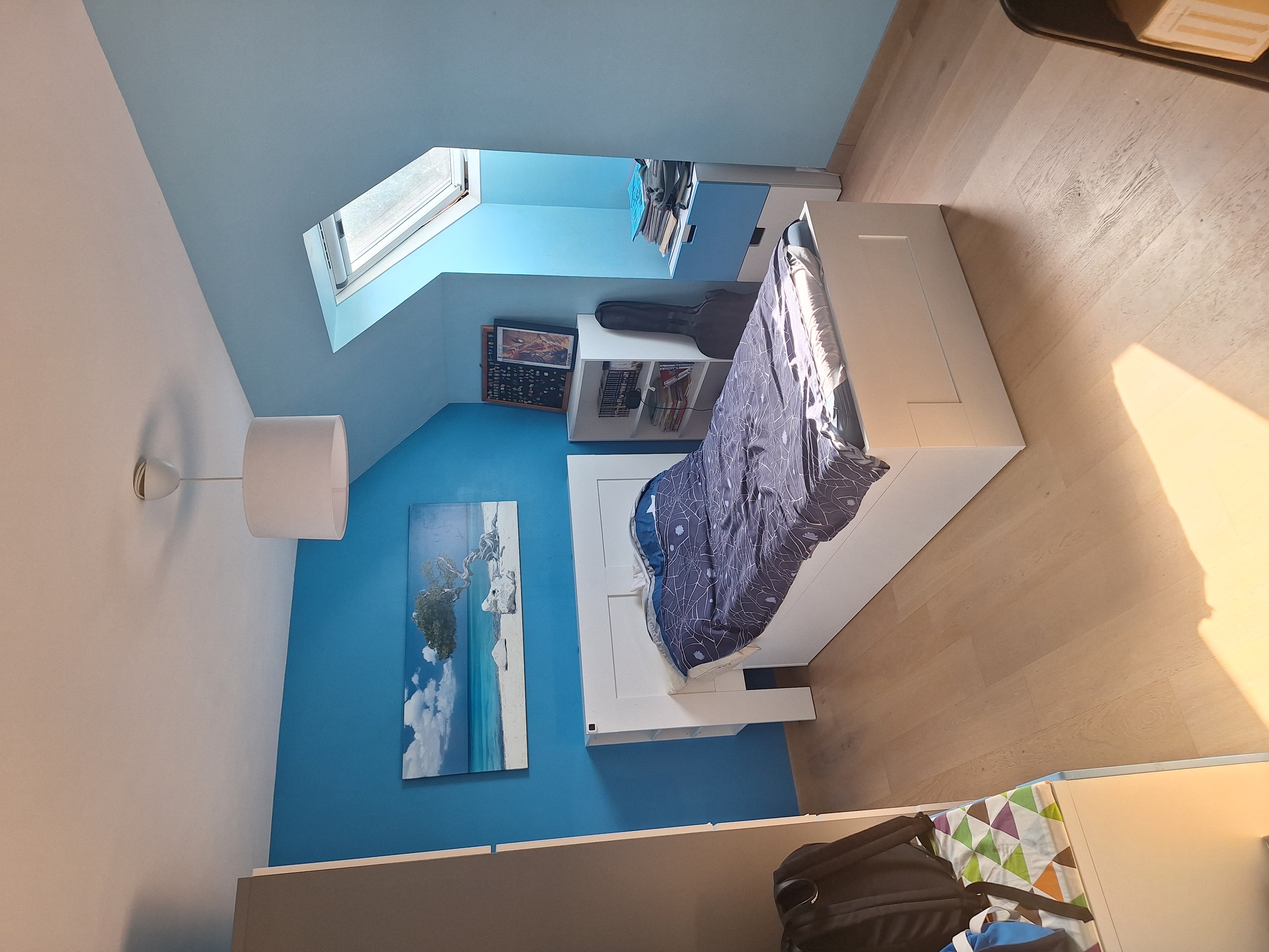 Chambre bleue — vue 2